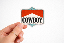 Load image into Gallery viewer, Cowboy Sticker – Waterproof Die Cut Vinyl Western Decal (Approx. 3”)