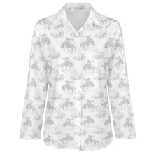 Load image into Gallery viewer, Baha Ranch Faded Rodeo Cowboy Western Button Up Blouse