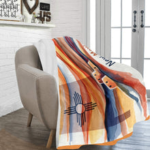 Load image into Gallery viewer, New Mexico Throw Ultra-Soft Micro Fleece Blanket 60" x 80" Made in America