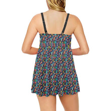 Load image into Gallery viewer, Crazy Cactus Lady Swim Dress & Shorts Set