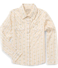 Load image into Gallery viewer, The Girls Buttermilk Rose Granddaddy Western Snap Shirt