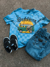 Load image into Gallery viewer, Upcycled By Katie: Sublime Summer Tour Tee – Hand-Bleached One-of-a-Kind 5T (Kids) Shirt – Graphic Tee