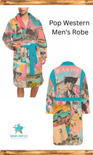 Load image into Gallery viewer, Baha Ranch Retro Pop Western Men's Robe