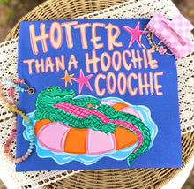 Load image into Gallery viewer, Hotter Than a Hoochie Coochie Graphic Tee | Funny Southern Summer Gator Shirt
