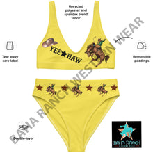 Load image into Gallery viewer, Yeehaw Mustard Bronc Buster Yeehaw Bikini