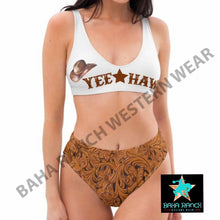 Load image into Gallery viewer, Yeehaw Tooled Leather Print Bikini