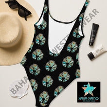 Load image into Gallery viewer, Yeehaw Black Naja One Piece Swimsuit