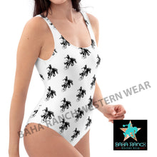 Load image into Gallery viewer, Yeehaw Rodeo Cowboy One Piece Swim Suit