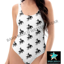 Load image into Gallery viewer, Yeehaw Rodeo Cowboy One Piece Swim Suit