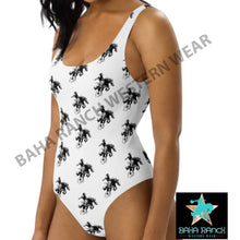 Load image into Gallery viewer, Yeehaw Rodeo Cowboy One Piece Swim Suit
