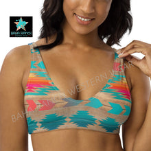Load image into Gallery viewer, Yeehaw Southwest Aztec Bikini Top