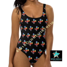 Load image into Gallery viewer, Yeehaw Sunset Desert One-Piece Swimsuit