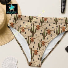 Load image into Gallery viewer, Yeehaw Longhorn Ranch Cactus Bikini Bottom