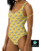 Load image into Gallery viewer, Yeehaw Vintage Bronc Buster One-Piece Swimsuit