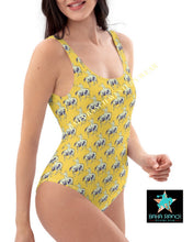 Load image into Gallery viewer, Yeehaw Vintage Bronc Buster One-Piece Swimsuit