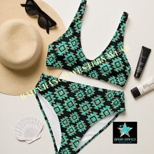 Load image into Gallery viewer, Yeehaw Turquoise Aztec Bikini