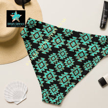 Load image into Gallery viewer, Yeehaw Turquoise Aztec Bikini Bottom