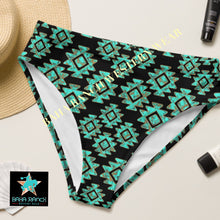 Load image into Gallery viewer, Yeehaw Turquoise Aztec Bikini Bottom