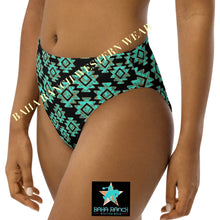 Load image into Gallery viewer, Yeehaw Turquoise Aztec Bikini Bottom
