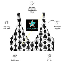 Load image into Gallery viewer, Yeehaw White Aztec Bikini Top