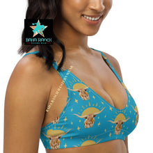Load image into Gallery viewer, Yeehaw Longhorn Sunshine Bikini Top