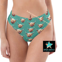 Load image into Gallery viewer, Yeehaw Highland Cow Bikini Bottom