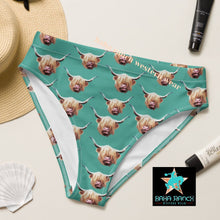 Load image into Gallery viewer, Yeehaw Highland Cow Bikini Bottom