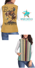 Load image into Gallery viewer, How Bout Them Cowboys Serape Women's Western Puffy Vest