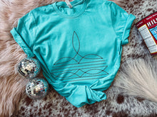 Load image into Gallery viewer, Boot Stitch - Graphic Top - Limited Edition Color - S & 3XL left