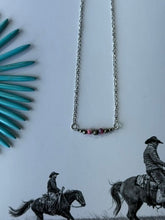 Load image into Gallery viewer, Authentic Pink Dahlia Beaded Chain Necklace