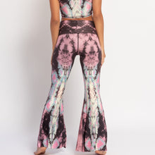 Load image into Gallery viewer, Eagle Feather Pink Crop Bell Bottom