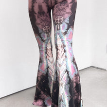 Load image into Gallery viewer, Eagle Feather Pink Long Bell Bottom