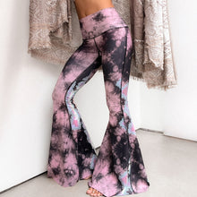 Load image into Gallery viewer, Eagle Feather Pink Long Bell Bottom