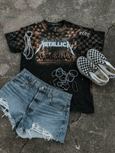 Load image into Gallery viewer, Handmade by Me Upcycled Metallica Ride the Lightning Bleached Patchwork Tee (One of a Kind)