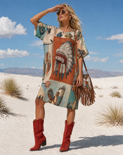 Load image into Gallery viewer, Baha Ranch Bohemian Dreams T Shirt Dress or Sleep Shirt
