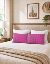 Load image into Gallery viewer, Baha Ranch Pink Lightning Bolt Pillowcase Made in America