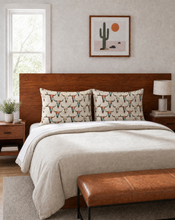 Load image into Gallery viewer, Baha Ranch Bull Skulls Pillow Case Made in America