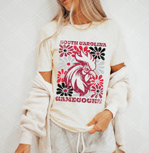 Load image into Gallery viewer, Groovy Floral Mascot Tee - Adult