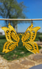 Load image into Gallery viewer, 3D Print Butterfly Boho Earrings Made in America