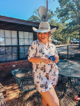 Load image into Gallery viewer, Vintage Cowgirl Women's Western Pajama Set