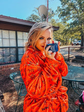 Load image into Gallery viewer, Rust Cattle Brands Women's Western Bath Robe