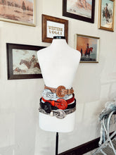 Load image into Gallery viewer, The Beverly Tooled Belt SILVER