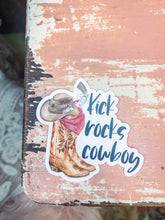 Load image into Gallery viewer, Kick Rocks Cowboy Sticker