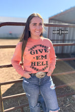 Load image into Gallery viewer, DS Give 'Em Hell Long Sleeve Tee