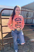 Load image into Gallery viewer, DS Give 'Em Hell Long Sleeve Tee