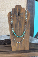 Load image into Gallery viewer, DS Turquoise Pearl Necklace