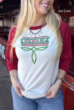 Load image into Gallery viewer, Christmas Boot Stitch Raglan