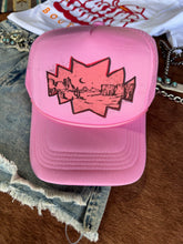 Load image into Gallery viewer, Pink Desert Trucker Hat