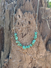 Load image into Gallery viewer, Authentic Turquoise Chips Chain Necklace