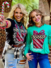 Load image into Gallery viewer, Callie Ann Stelter Candy Cane Present Tee & Sweatshirt
